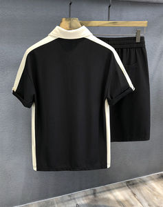 Polo de algodón piqué para hombre, camiseta informal de manga corta con cuello en V, 2022 - Product Image 4