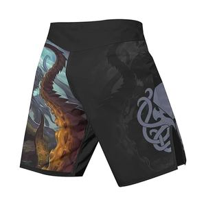 Custom Logo Muay Thai Board <b>Shorts</b> Wholesale Breathable Eco-Friendly Quick Dry Mid Waist Boxing MMA Training <b>Shorts</b> High Quality - Product Image 3