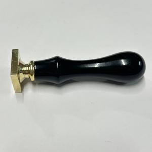 Hot selling Black 29mm Oval Brass <b>stamps</b> with Maple Wood Handle <b>Wax</b> Stamper for Gift Wrapping & Decorative Projects - Product Image 4