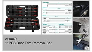 Outils de réparation automobile Hekeen, ensemble d'outils à main universels 11 pièces, crochet et pince, fabriqué à Taïwan - Product Image 2