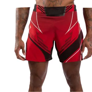 Pantalones cortos con sublimación personalizada BJJ MMA, ropa de lucha