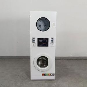 Lavadora y Secadora Comercial Totalmente Automática que Funciona con Monedas, Equipo de Lavandería de Alta Eficiencia de 1700W - Product Image 1