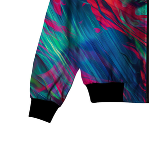 Veste universitaire en polyester à sublimation personnalisée, vente en gros, veste d'hiver, veste de baseball à fermeture éclair, veste bomber en polaire pour homme - Product Image 4