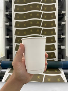 Vasos Desechables Ecológicos GREEN NEST de Grado Alimenticio, de Papel PE de Pared Simple para Bebidas Calientes, Impresión de Logotipo Personalizado para Cafeterías - Product Image 5