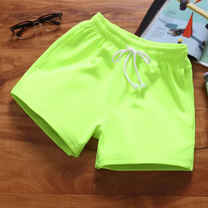 Nuevos Pantalones Cortos Deportivos de Algodón Elástico de Alta Calidad para Hombre, Temporada 2024, Colores Sólidos Personalizados, Secado Rápido, Estilo Urbano - Product Image 3
