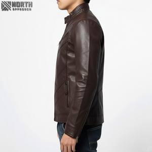 Chaqueta Bomber de Cuero con Camuflaje para Hombre, a Prueba de Viento, Transpirable, con Cierre de Cremallera, Personalizable - Product Image 3