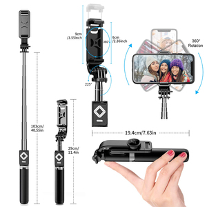 Trépied pliable avec sections rotatives et pince, incluant un déclencheur à distance - Product Image 5