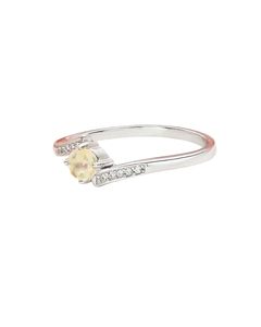 Bague femme opale éthiopienne naturelle CZ pierre précieuse octobre pierre de naissance saint valentin fiançailles bijoux faits à la main 925 bague en argent Sterling - Product Image 3