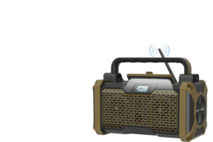 <span class=keywords><strong>Radio</strong></span> portable pour <span class=keywords><strong>chantier</strong></span> avec FM DAB+, entrée audio AUX 3,5 mm, batteries au lithium, chargeur inclus - Product Image 6