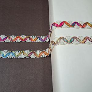 ผ้าลูกไม้ผ้าฝ้ายหลากสีตกแต่งแฟชั่นสุดฮ็อตสำหรับโครงการ DIY เส้นใยฝ้าย - Product Image 3