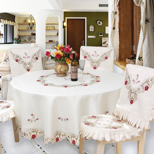 Hiện Đại Đơn Giản Hoa Thiết Kế Khăn Trải Bàn Thêu Dệt Dải Cho Trang Trí Nội Thất Bẩn-Bằng Chứng Trọng Lượng Nhẹ Tái Sử Dụng Bảng Vải - Product Image 4