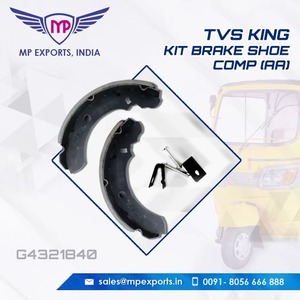 Genuine quality 3 wheeler TVS King spare <b>Brake</b> <b>shoe</b> component Rear for sale at Best price to Honduras country - Product Image 3