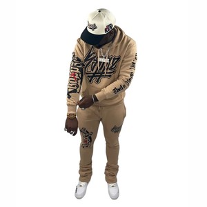 <b>Mens</b> FashionTracksuit Casual Solid Stylish <b>Track</b> <b>Jacket</b> Jogging Bottoms Streetwear Comfortable Stretch Material Wholesale Gym - Product Image 3