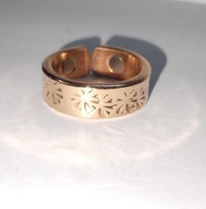 Anillo de Cobre para la Salud, Anillo de Cobre Martillado de Lujo para el Equilibrio Energético, Anillo de Cobre Puro Martillado - Product Image 6