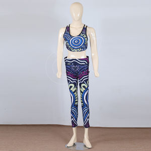 Mallas de Yoga estampadas por sublimación para mujer, ropa de entrenamiento, deporte, gimnasio - Product Image 5