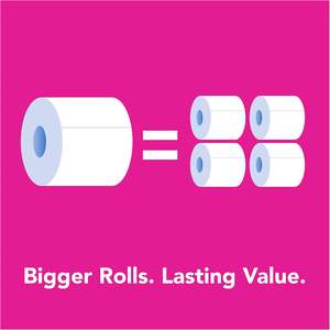 Scott ComfortPlus Large <b>Jumbo</b> <b>Roll</b> <b>Toilet</b> Paper 18 Disposable Antibacterial <b>Rolls</b> (Pack of 2) Soft and Strong Bath Tissue - Product Image 3