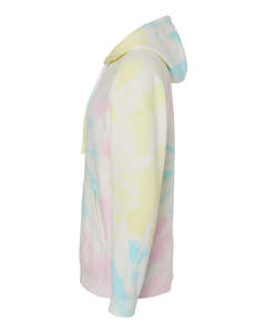 Sweat-shirt à capuche unisexe tie-dye coupe classique en molleton bouclette décontracté pour le printemps avec poche – Vente en gros sous marque privée - Product Image 3