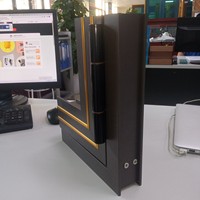 Système de fenêtre en aluminium Shalumi avec revêtement en poudre disponible au prix de gros à song hong aluminium Vietnam