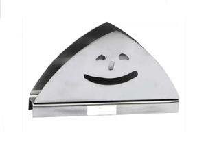 Soporte de papel de mesa de acero inoxidable de lujo, servilletero de Metal de pie divertido para oficina, boda, restaurante para almacenamiento - Product Image 2