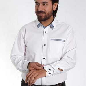 Chemises boutonnées décontractées et formelles à manches longues pour hommes de haute qualité tissu de flanelle à broderie personnalisée pour les entreprises - Product Image 1