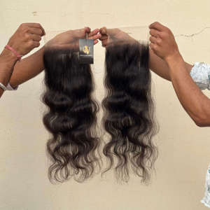 5x5 13x6 13x4 HD Swiss Lace Closure <b>Frontal</b> <b>Wigs</b> Human Hair 6x6 Body Wave Hair Raw Temple Indian Human Hair Bundle - Product Image 2