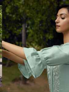 ÚLTIMO DISEÑO DE ROPA INDIA PARA MUJER, CON BORDADO DE ALGODÓN PURO Y ESTILO CORD-SET, PARA OCASIONES ESPECIALES - Product Image 4