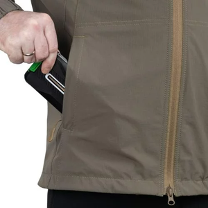 Veste coupe-vent à capuche pour homme (niveau 5) imperméable, coupe-vent, respirante, en spandex/nylon, fermeture éclair VENTUS - Product Image 6