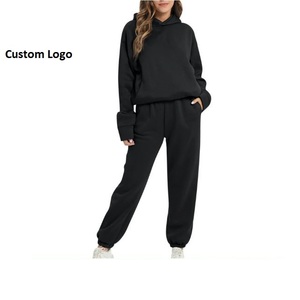 Nouveauté, ensemble de survêtement de fitness pour femmes, hiver, à capuche, sur mesure, grande taille, pull à manches longues, sweat-shirt décontracté, pantalon de survêtement - Product Image 6