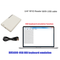 Lecteur-graveur RFID UHF de bureau USB Invelion ISO18000-6B/6C pour système de contrôle d'accès, carte d'échantillon UHF gratuite, logiciel de démonstration SDK