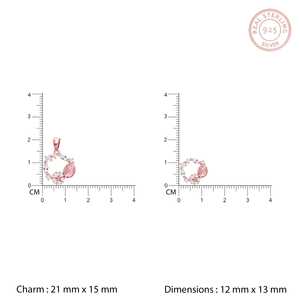 Anushka Sharma Set de bijoux fins Pendentif couronne en or rose - Product Image 4