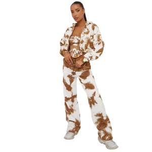 Conjunto Deportivo para Mujer de Alta Calidad, Diseño Más Reciente, Logotipo Personalizado, Lavable a Máquina, Estilo Acampanado - Product Image 5