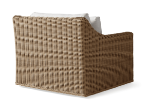 Sillas modernas de exterior con diseño de mimbre y marco de madera - Product Image 4