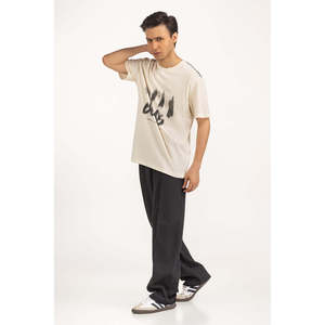Camisetas de Jersey de Corte Regular con Patrón Sólido, Transpirables, Antiarrugas, Largas, Talla Grande, Etiqueta Personalizada MN-TS-SS25-023 - Product Image 6