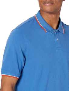 Polos pour hommes de grande taille les plus vendus respirant Polyester/coton Logo personnalisé imprimé de lettres lavées Design - Product Image 2