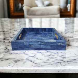 Plateau carré en bois de manguier émaillé multifonctionnel et écologique pour la décoration intérieure, l'artisanat, les affaires, les cadeaux promotionnels. - Product Image 6