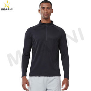 Quarter Zip Pullover <b>Men</b> Running <b>Shirt</b> <b>Long</b> <b>Sleeve</b> Moisture Wicking Quick Dry Athletic Workout <b>Shirts</b> - Product Image 2