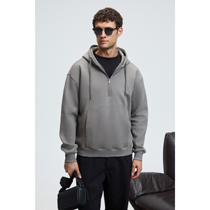 Sweat-shirt à capuche avec poche kangourou et fermeture éclair GRIMELANGE JUSTUS pour homme - Product Image 5