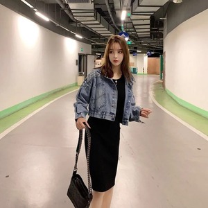 100% coton respirant femme veste nouvelle 3D pierre imprimé Denim veste personnalisée élégant lavé à capuche jean veste - Product Image 3