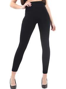 Pantalon de sport sans couture taille haute pour femme Scrunch Butt Sport Running Yoga Fermeture à la taille élastique Collants d'entraînement Couleur unie - Product Image 4