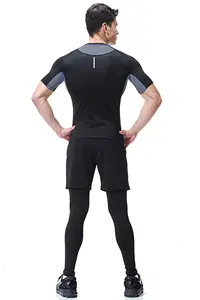 2024 New Sports Suit Men's Breathable Quick-drying Tracksuit Running Fitness Suit Three-piece Set