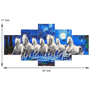 Lớn trang trí thiết lập của 5 MDF kỹ thuật số in bức tranh tường cho văn phòng nhà khách sạn phòng khách hiện đại vải sơn - Product Image 4