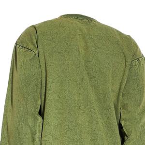 Sweat-shirts Hip Hop surdimensionnés personnalisés en gros pour hommes, en molleton French Terry délavé à l'acide, pour l'hiver - Product Image 4