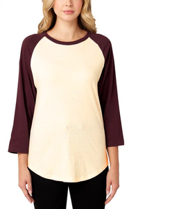 Camiseta informal de manga larga con cuello redondo para mujer, Jersey transpirable de tela de Color sólido para exteriores, todas las estaciones, Bangladesh, EL intermitente - Product Image 3