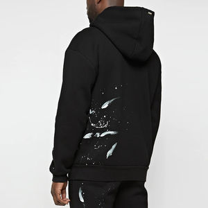 2025 nuevo diseño al por mayor transpirable personalizado hombres Casual estilo impreso completo sudaderas con capucha y pantalones de chándal conjunto de joggers - Product Image 5