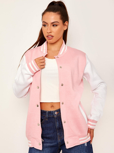 Veste universitaire unisexe avec logo brodé personnalisé, nom de l'équipe, numéro, vêtements d'extérieur rétro, broderie personnalisée, vêtements d'équipe scolaire - Product Image 3