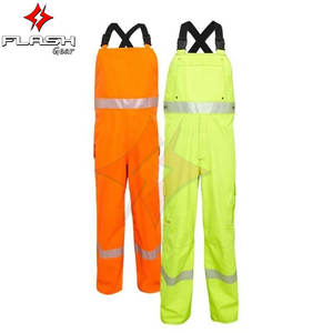 Overol de Trabajo Industrial con Tela Personalizada, Ropa de Seguridad ANSI Clase 1, Alta Visibilidad, Fluorescente, Impermeable, FLASH - Product Image 3