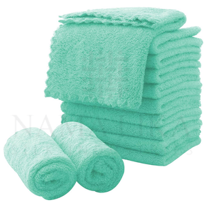 2024 Sang Trọng Chất Lượng Cao Cấp Sợi Nhỏ Khăn Tắm Biểu Tượng Tùy Chỉnh Bông Mềm Nhanh Chóng Khô Thấm Cho Nhà Khách Sạn Tay Mặt Vuông - Product Image 3