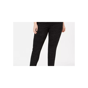 Leggings da donna Style & Co Plus Size color antracite con stampa tonale e cuciture frontali, taglia 24W - Product Image 2