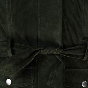 Veste imperméable à capuche pour femme et homme en cuir véritable d'hiver avec col montant, poches à rabat, fermeture éclair, fabrication artisanale, style urbain - Product Image 3