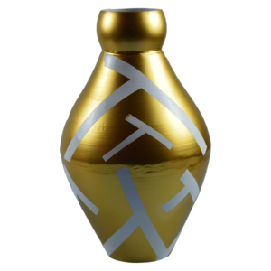 Decor Iron Flower <b>Vase</b> Art Decor Design Floor Showroom and Living Room Design Painted Finishing <b>Metal</b> <b>Vases</b> - Product Image 2